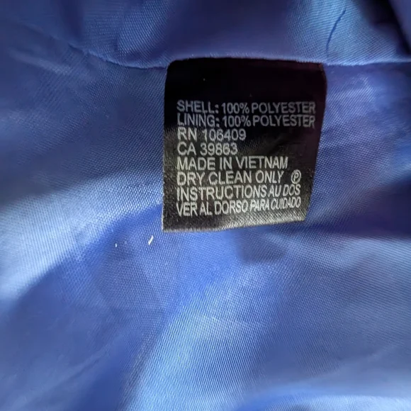 Tahari Arthur S. Levine Sleeveless, Blue Sheath Dress, Gold Buckle Pockets - Picture 9 of 12